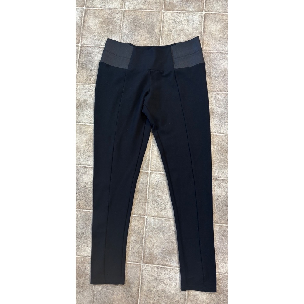Lark + Grey Black Pintuck Ponte Leggings Women Size‎ S SM-SAP18051-M High Rise